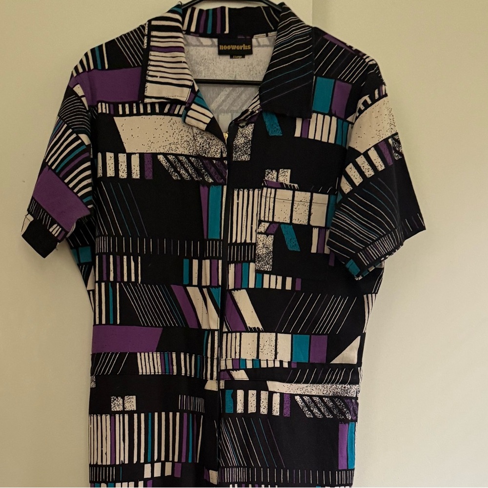 Nooworks Vogtsmith patterned coveralls XL